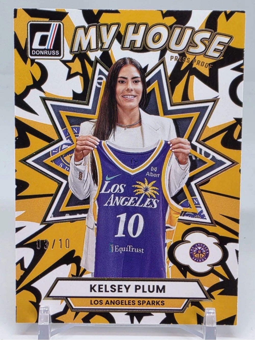 Panini My House Kelsey Plum Purple & Gold Insert /10